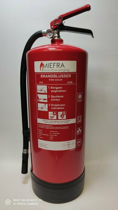 Schuimblusser 9 Ltr. Ecofex S9-EF