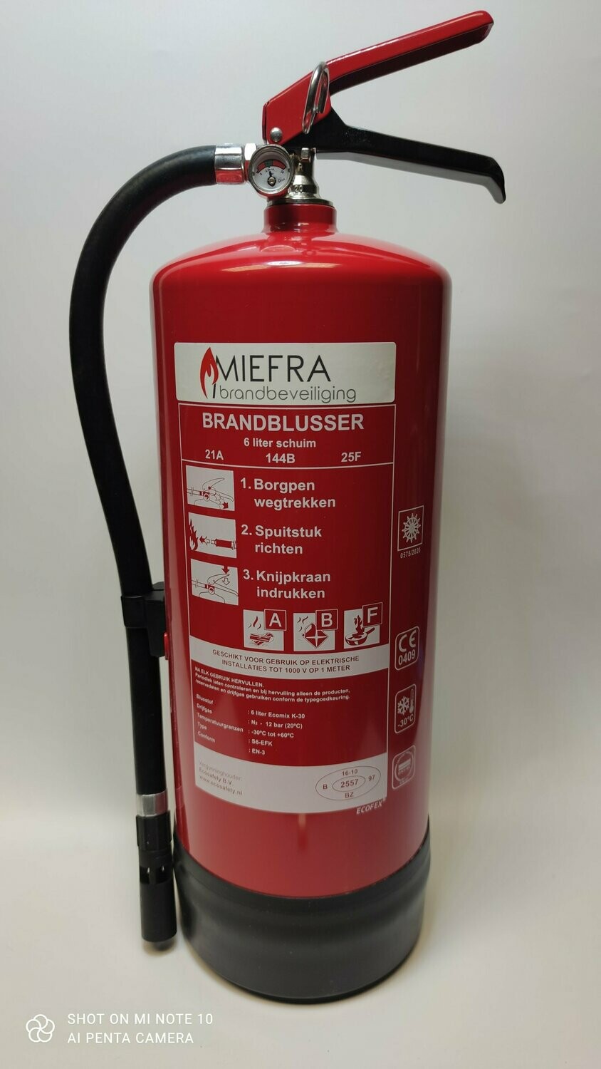 Vetblusser 6 ltr.