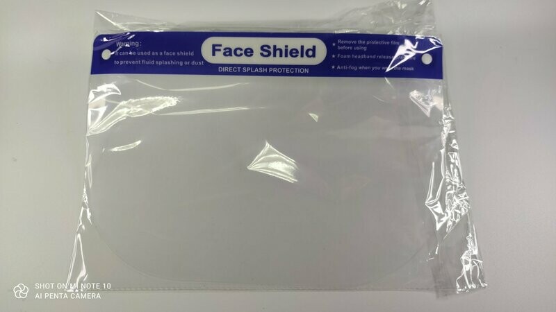 Face Shield gezichtschem Blauw