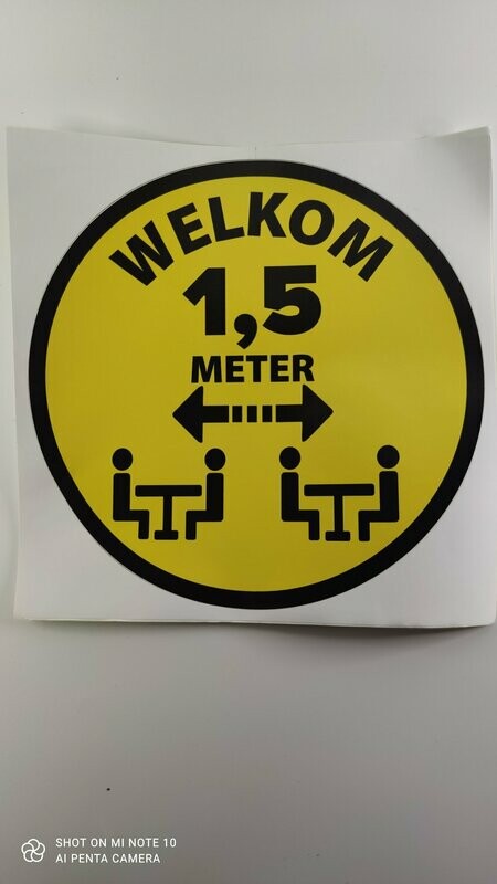 Sit Safe 1,5 mtr. Geel + Welkom F200