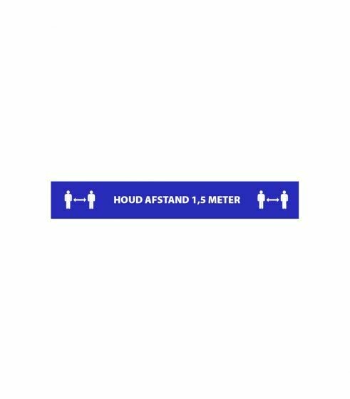 Vloersticker Houd Afstand 1,5 meter 1000x150mm