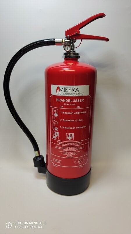 Huur Schuimblusser 6 Ltr. per dag