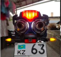 Motorsykkel blink lys