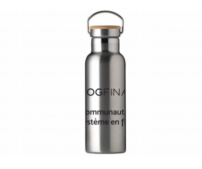 Bouteille isotherme inox vintage