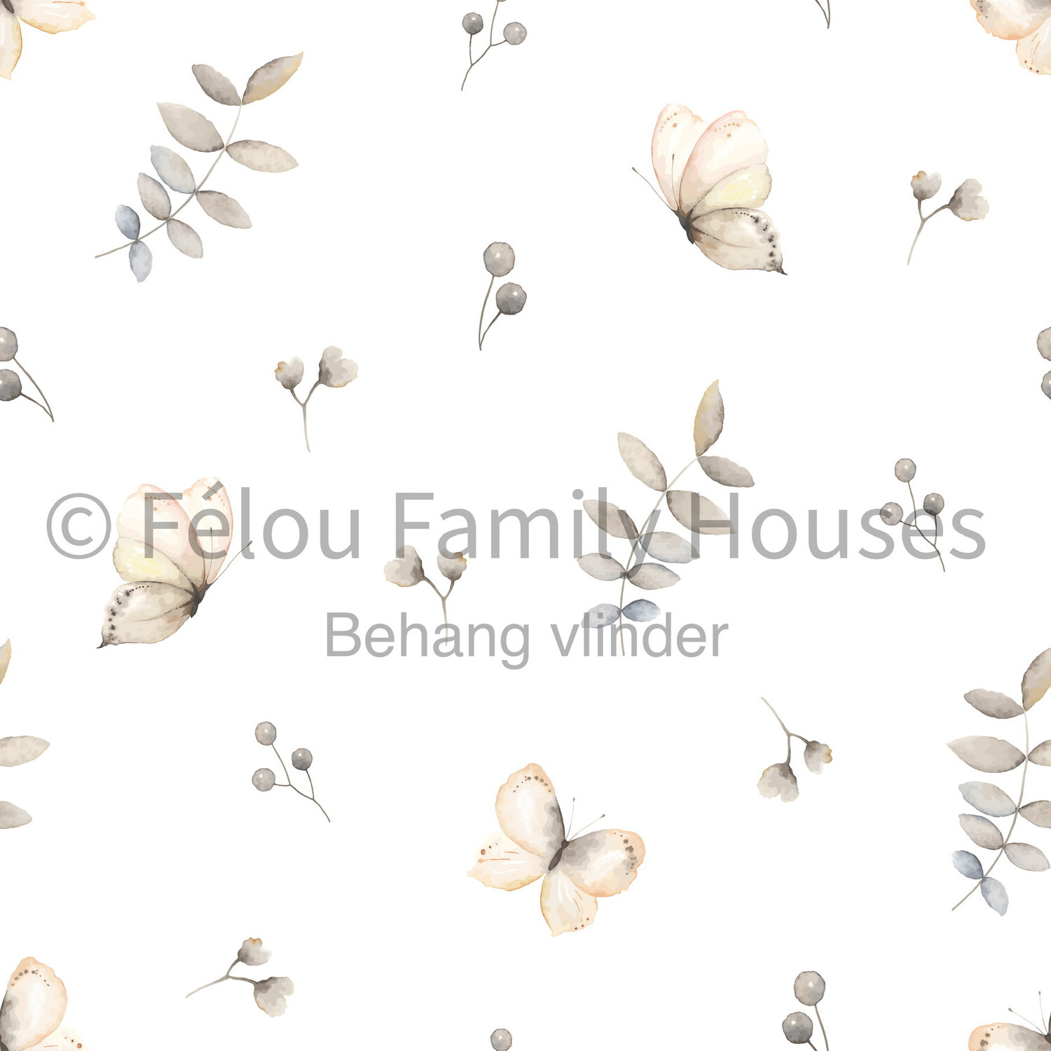Wallpaper Dollhouse Butterfly