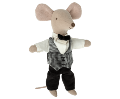 Maileg Waiter Mouse (15 cm)