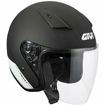 Givi 30.3 Tweet Casco Jet, Nero Opaco TG.60 Givi 30.3 Tweet Casco Jet, Nero Opaco TG.60