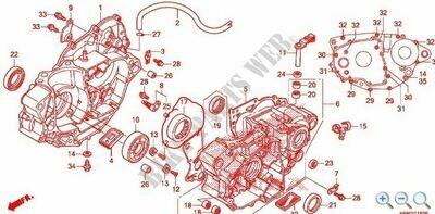 CUSCINETTO DI BANCO 30X72X16 HONDA CRF 250 04/14