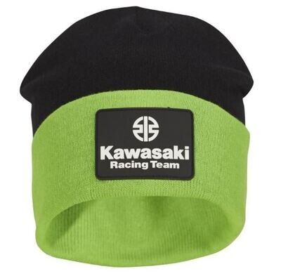 Cappello Kawasaki MXGP 2022 nero e verde con loghi racing 16MXU22100U