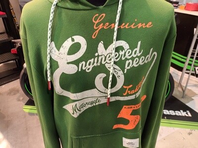 Felpa Kawasaki Speed 52 hoody taglia Large 166STM0084 Felpa Kawasaki Speed 52 hoody taglia Large 166STM0084