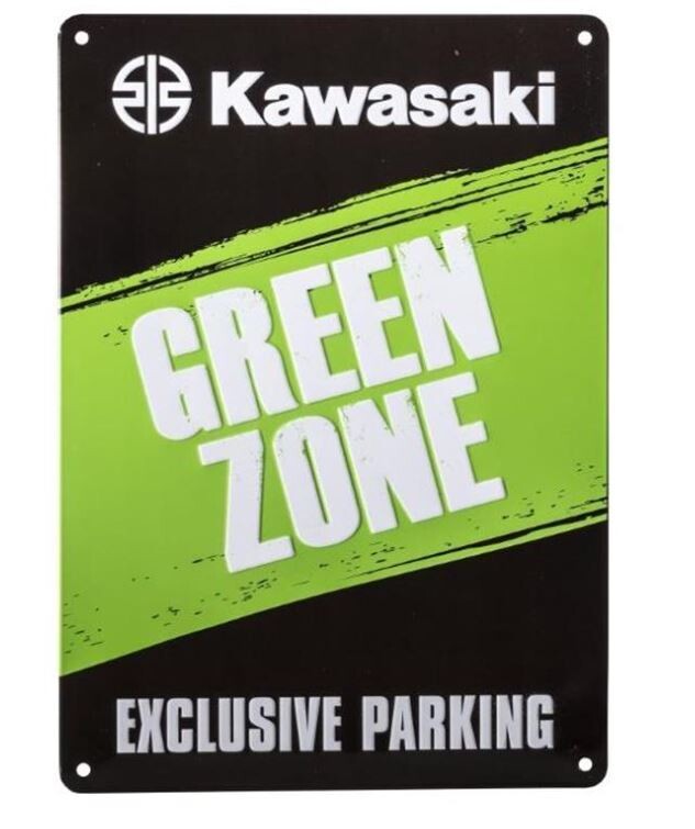 Cartello Kawasaki Green Zone 276MGU2210