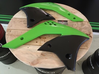 Convogliatori Racetech Kawasaki KXF 250 2006/2008 VERDE NERO R-CVKXFVENR26