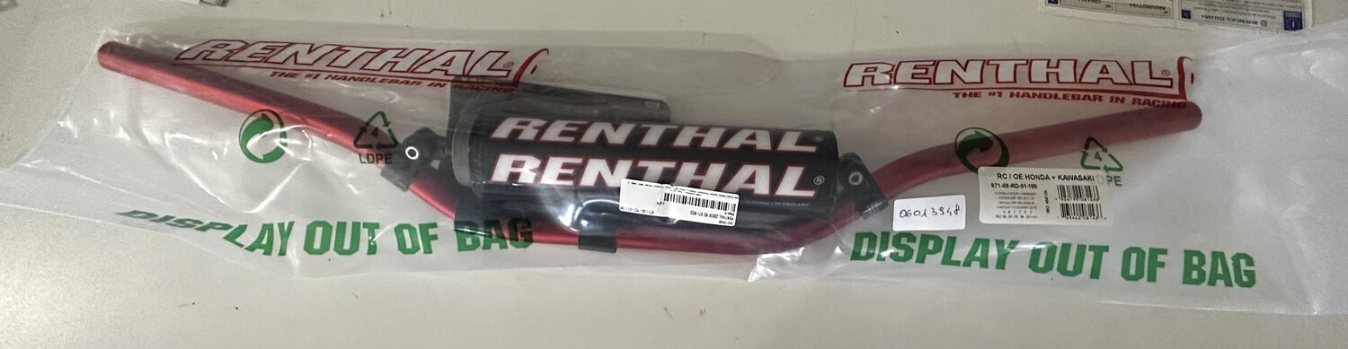 Manubrio Renthal 22MM Rosso Red RC971