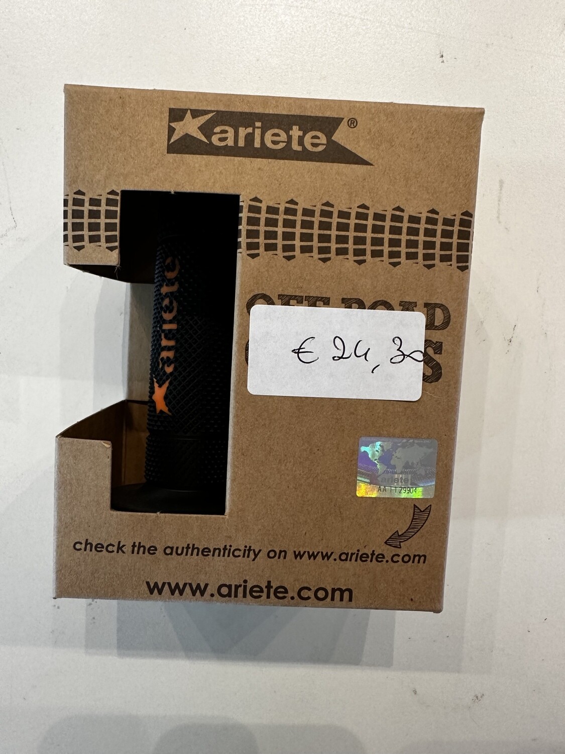 MANOPOLE ARIETE ORIGINALI NERE ARANCIONI