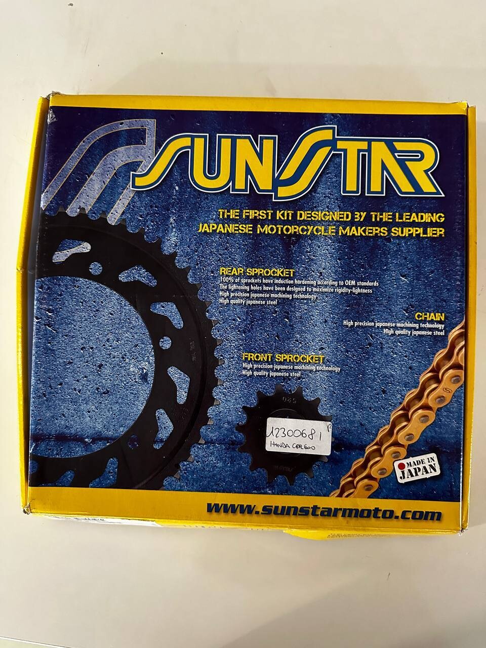Kit Catena Corona Pignone Honda CBR 600 03-06 SUNSTARMOTO