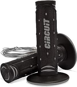 Manopole Circuit Equipment Jupiter Racing Grip Nere-Grigie