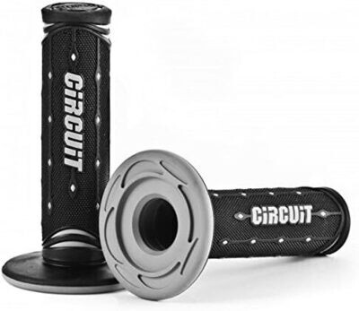 Manopole Circuit Equipment Jupiter Racing Grip Nere-Grigie