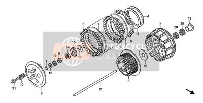 22352KZ4A90 LEVATORE FRIZIONE HONDA CRF 250