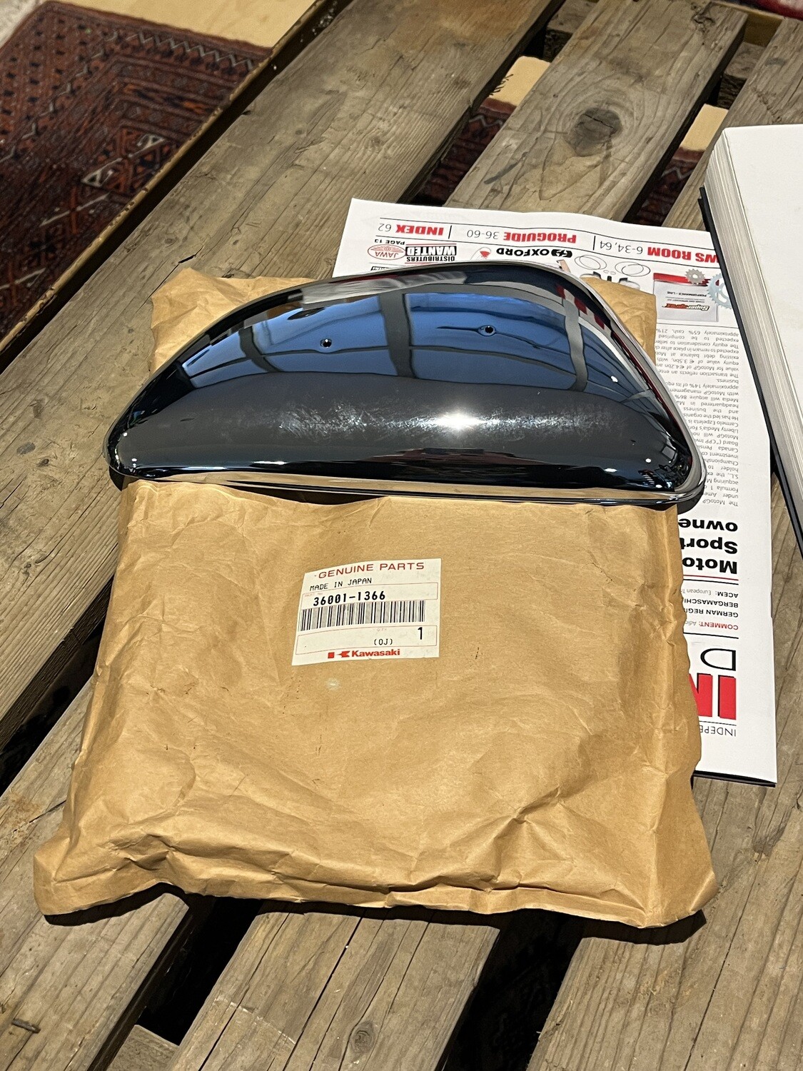 1988 KAWASAKI VULCAN 88 VN1500 VN 1500 LEFT SIDE COVER