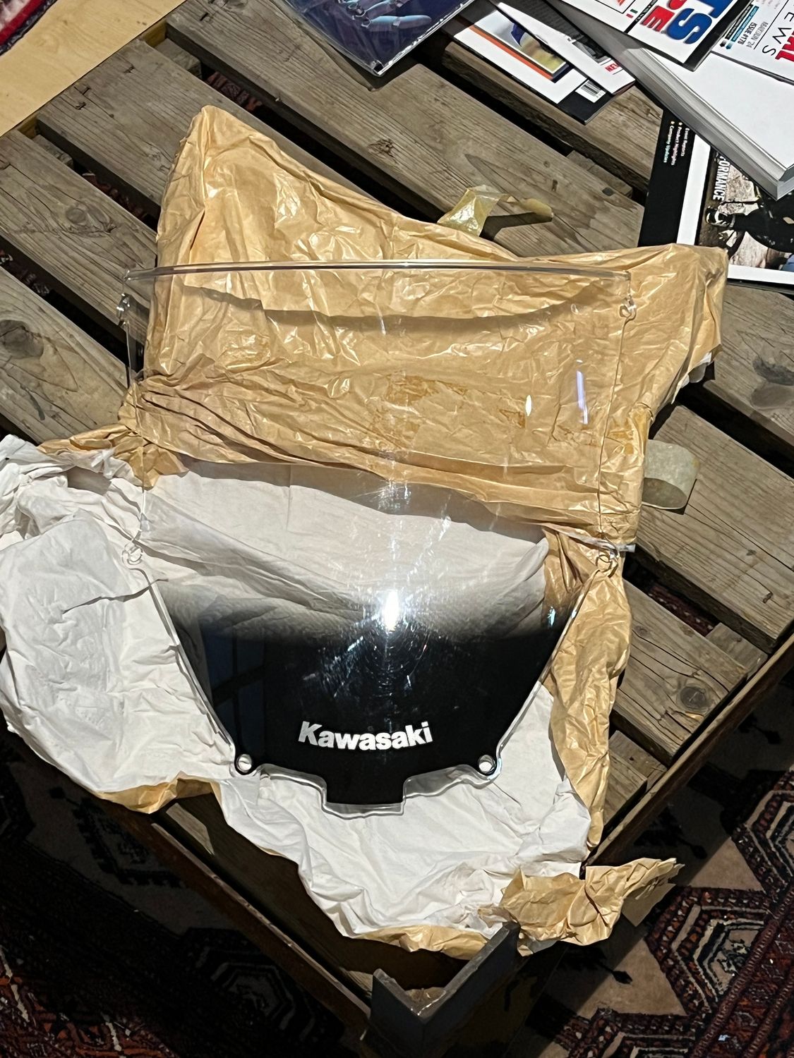 WINDSHIELD CUPOLINO PARABREZZA KAWASAKI ZX9R 2000/2001 391545012 NUOVO