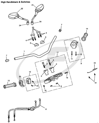 T2040856 | Handlebar Clamp Lower TRIUMPH singolo