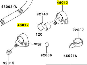 SUPPORTO MANUBRIO VN-15/1500/SE/800 1988/1999