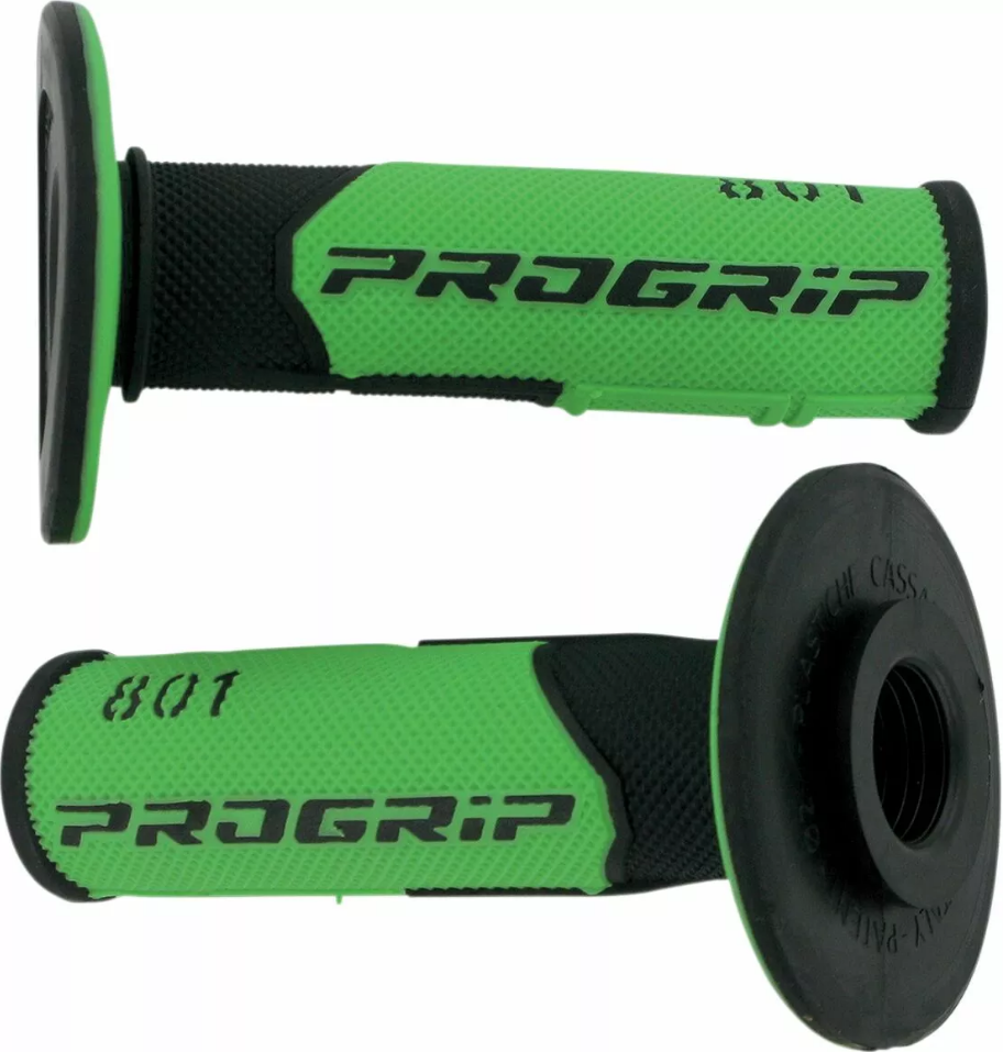 GRIPS801 BLACK/GREEN/ MANOPOLE A DOPPIA DENSITA' 801 HYBRID GRIPS801 BLACK/GREEN/ MANOPOLE A DOPPIA DENSITA' 801 HYBRID