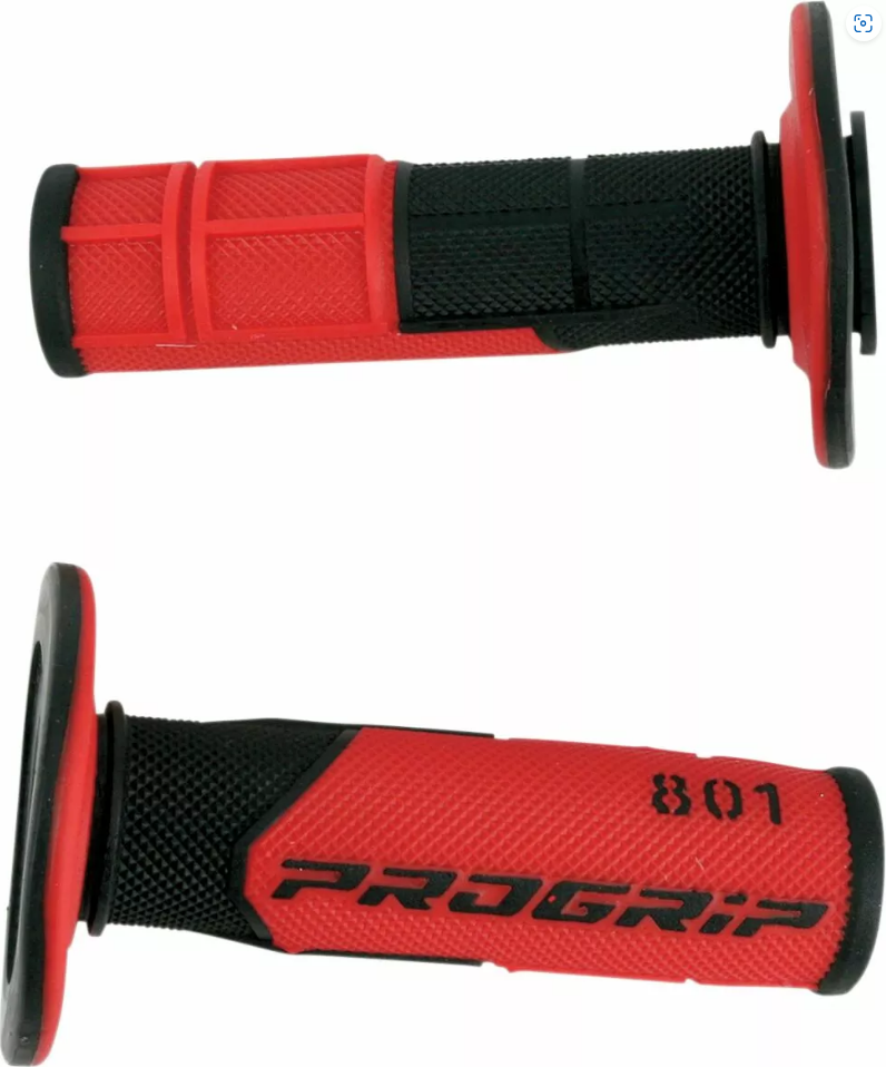 GRIPS801 BLACK/RED/ MANOPOLE A DOPPIA DENSITA' 801 HYBRID GRIPS801 BLACK/RED/ MANOPOLE A DOPPIA DENSITA' 801 HYBRID