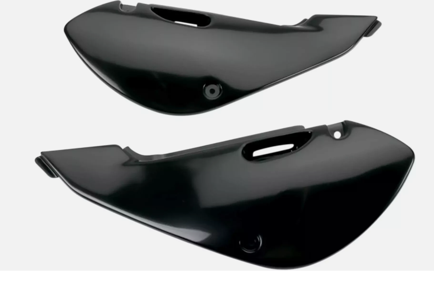 FIANCHETTI POSTERIORI NERI UFO KX 65 & KLX 110 01-18