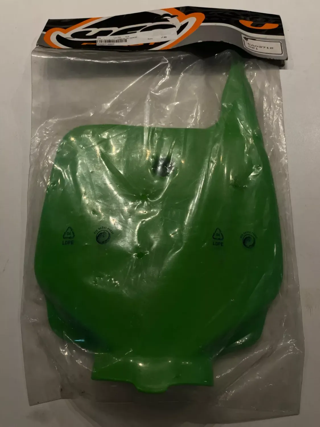 TABELLA PORTANUMERO UFO VERDE KX 85 98-06