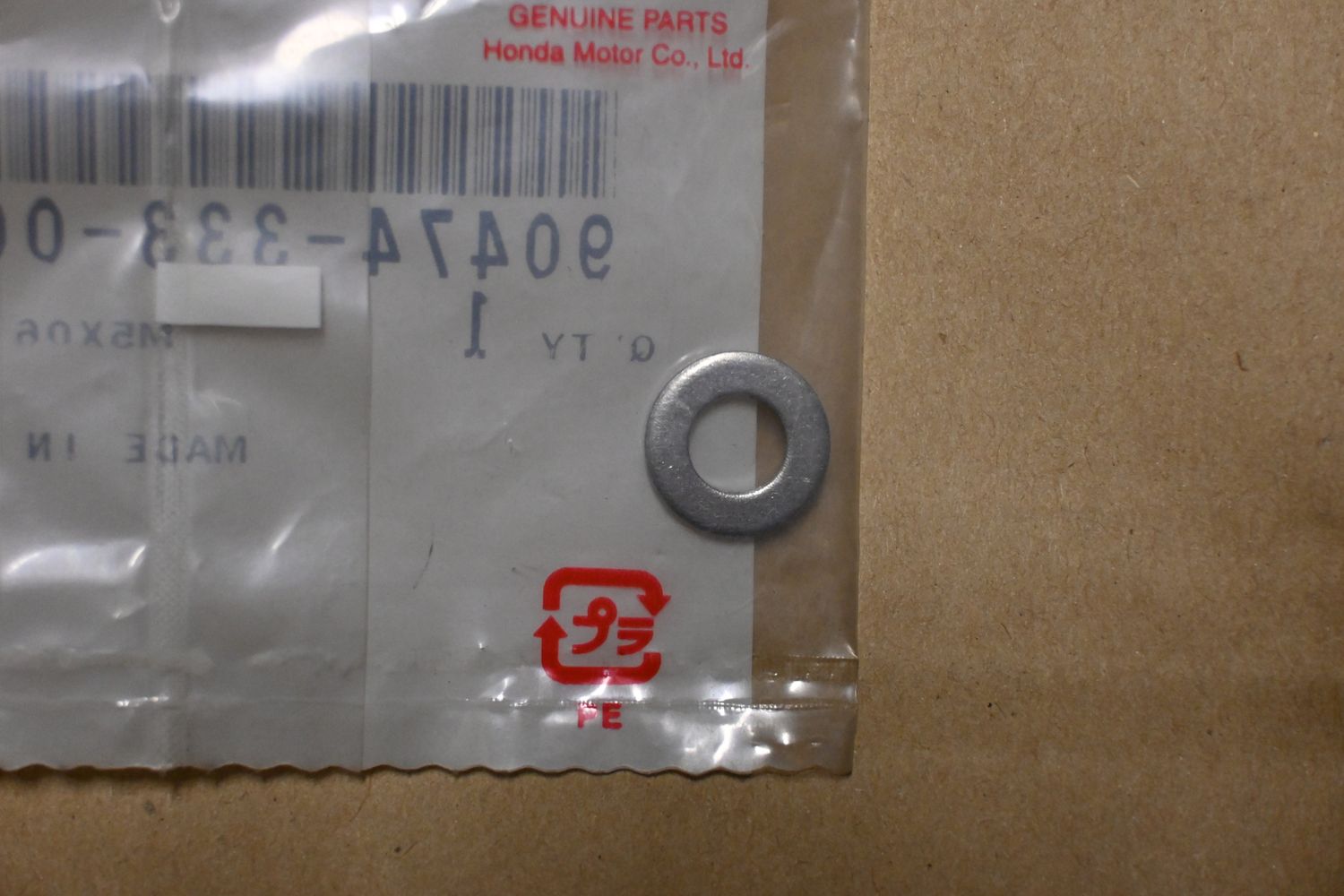 RONDELLA 8 MM HONDA 90474333000 RONDELLA 8 MM HONDA 90474333000