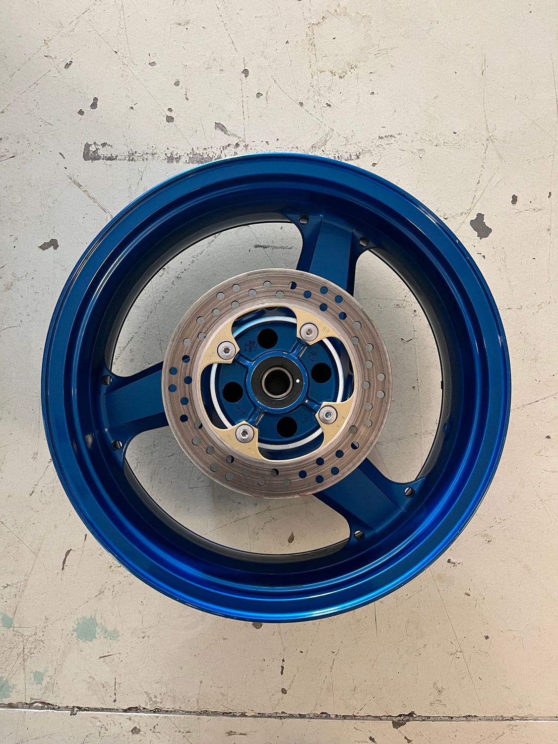 CERCHIO POSTERIORE PER KAWASAKI NINJA ZX 12 R 2002 - 2005 BLU