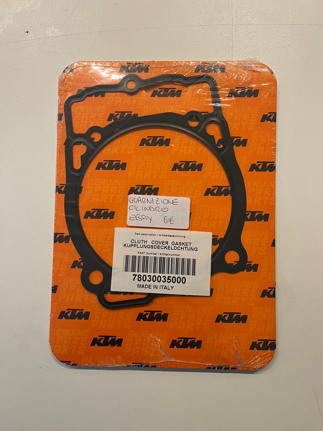 GUARNIZIONE CILINDRO KTM 400/450/500/530 XCW/EXC/SXF/XCF 08-17 GUARNIZIONE CILINDRO KTM 400/450/500/530 XCW/EXC/SXF/XCF 08-17