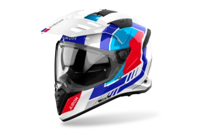 AIROH BANDIT HORN WHITE GLOSS TAGLIA L