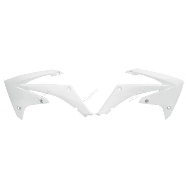 PLASTICHE CONVOGLIATORI RADIATORE ACERBIS CRF 250 10/12 CRF 450 09/12 BIANCO
