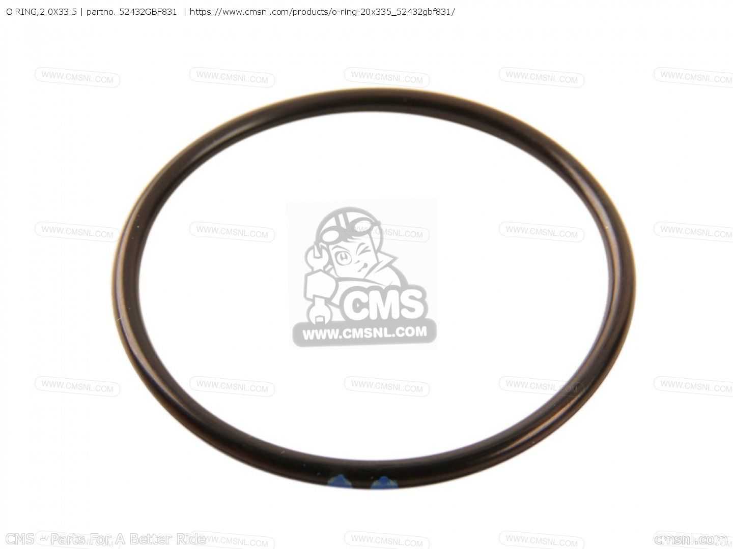 O-RING 2.0X33.5 HONDA CR 80R 96-02 CR 85R 03-06 CRF 150R 07-08