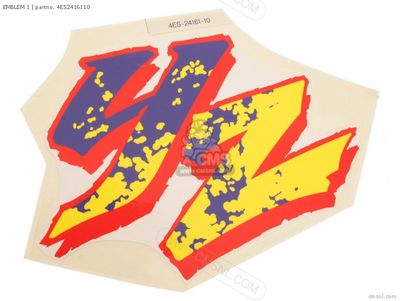 EMBLEMA SERBATOIO YAMAHA YZ80 94