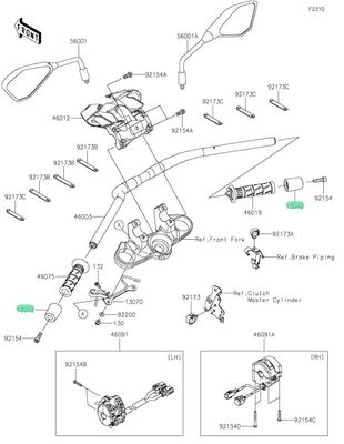 PESO MANUBRIO KAWASAKI USATO
