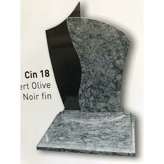 Cin 18 Vert Olive Noir Fin