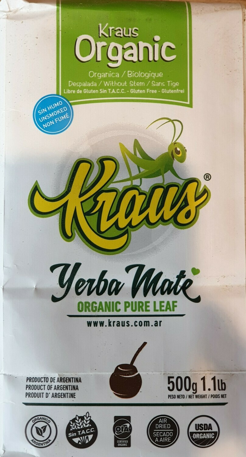 Yerba Mate Organic Pure leaf