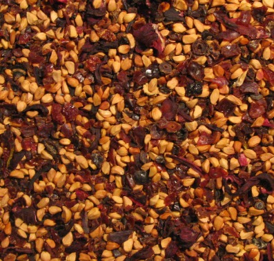 Cynorrhodons avec 20% de carcadé / Hagebutten mit 20% Karkade