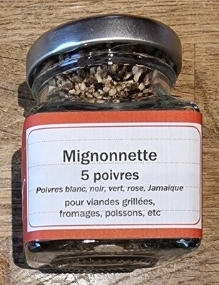 Mignonette 5 poivres, 50gr