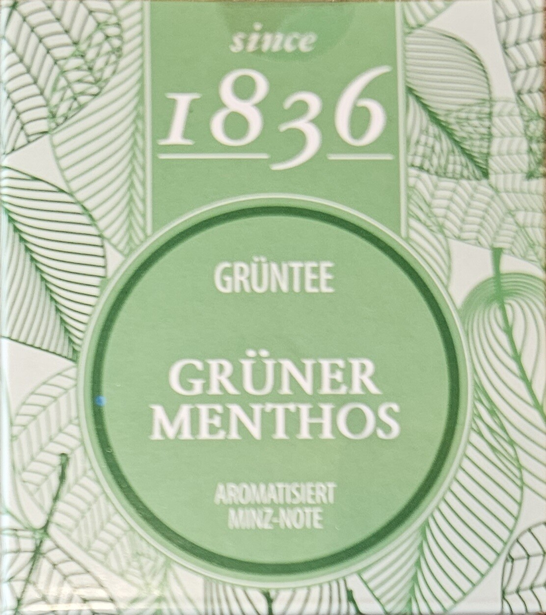 Vert à la menthe / Grüner Tee Menthos  15 sachets pyramide