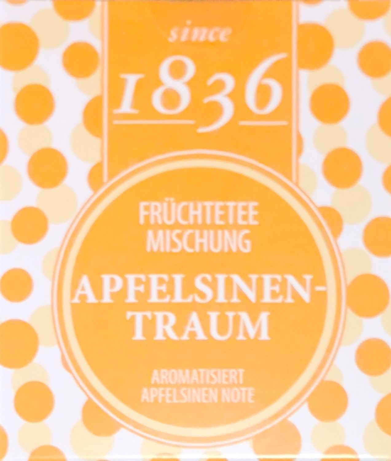Délice d'orange / Apfelsinen-traum  15 sachets pyramide