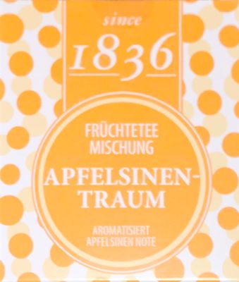 Délice d&#39;orange / Apfelsinen-traum  15 sachets pyramide