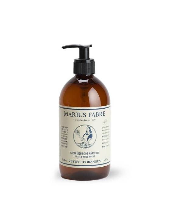 Savon liquide zestes d'oranges avec huile essentielle