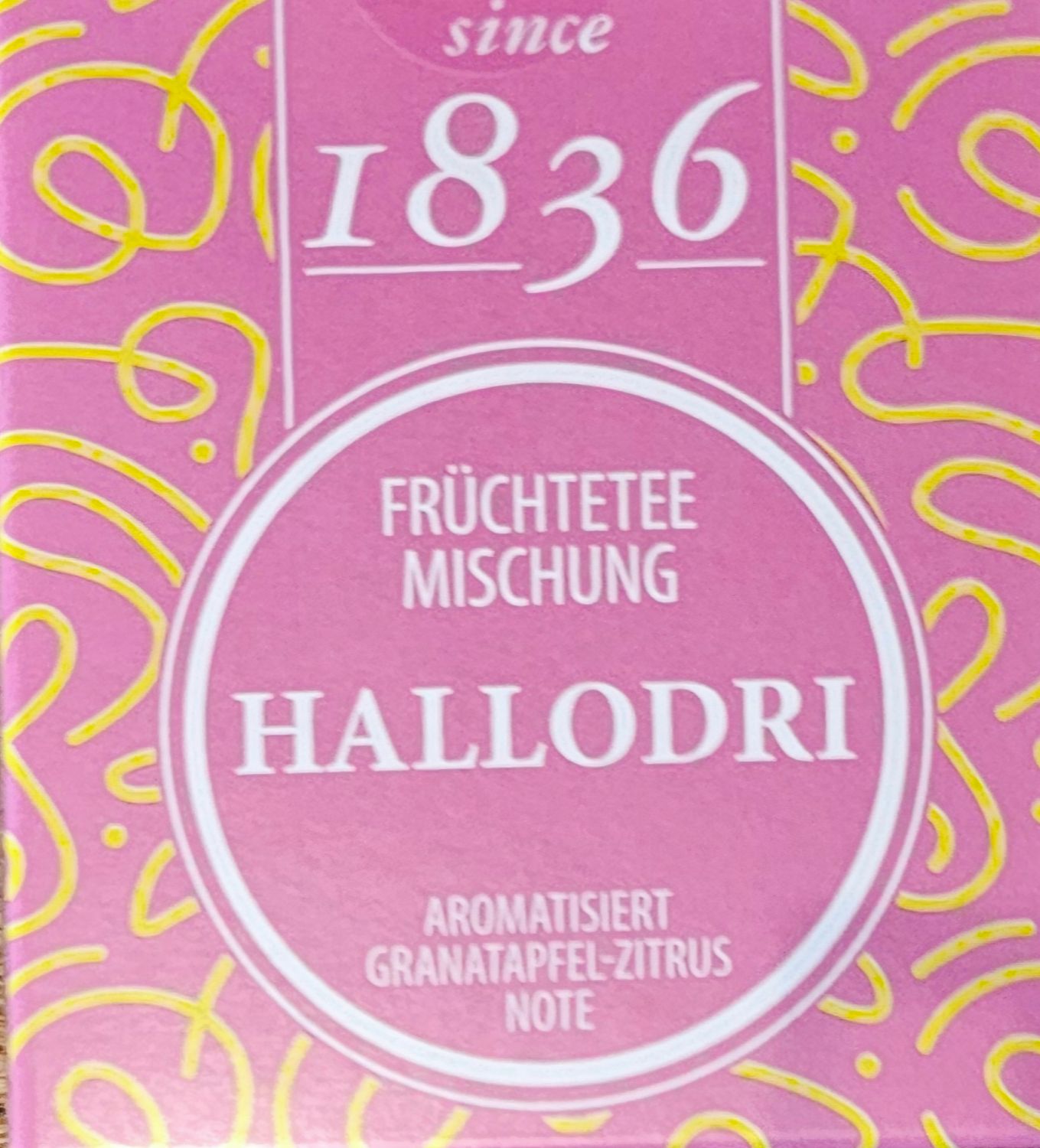 Hallodri  (Infusion fruitée-Früchtetee Mischung) 15 sachets pyramide