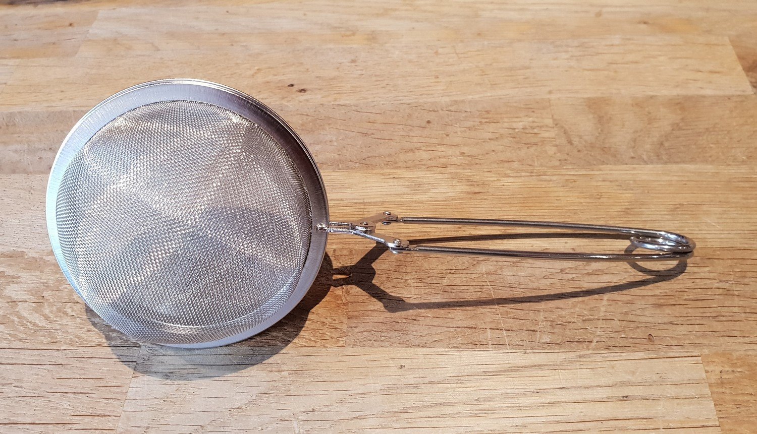 Pince à thé / Tee-Zange mit Feder 75 mm