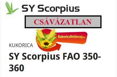 SY Scorpius NCS FAO 355 Csávázatlan 50e.sz/zsák