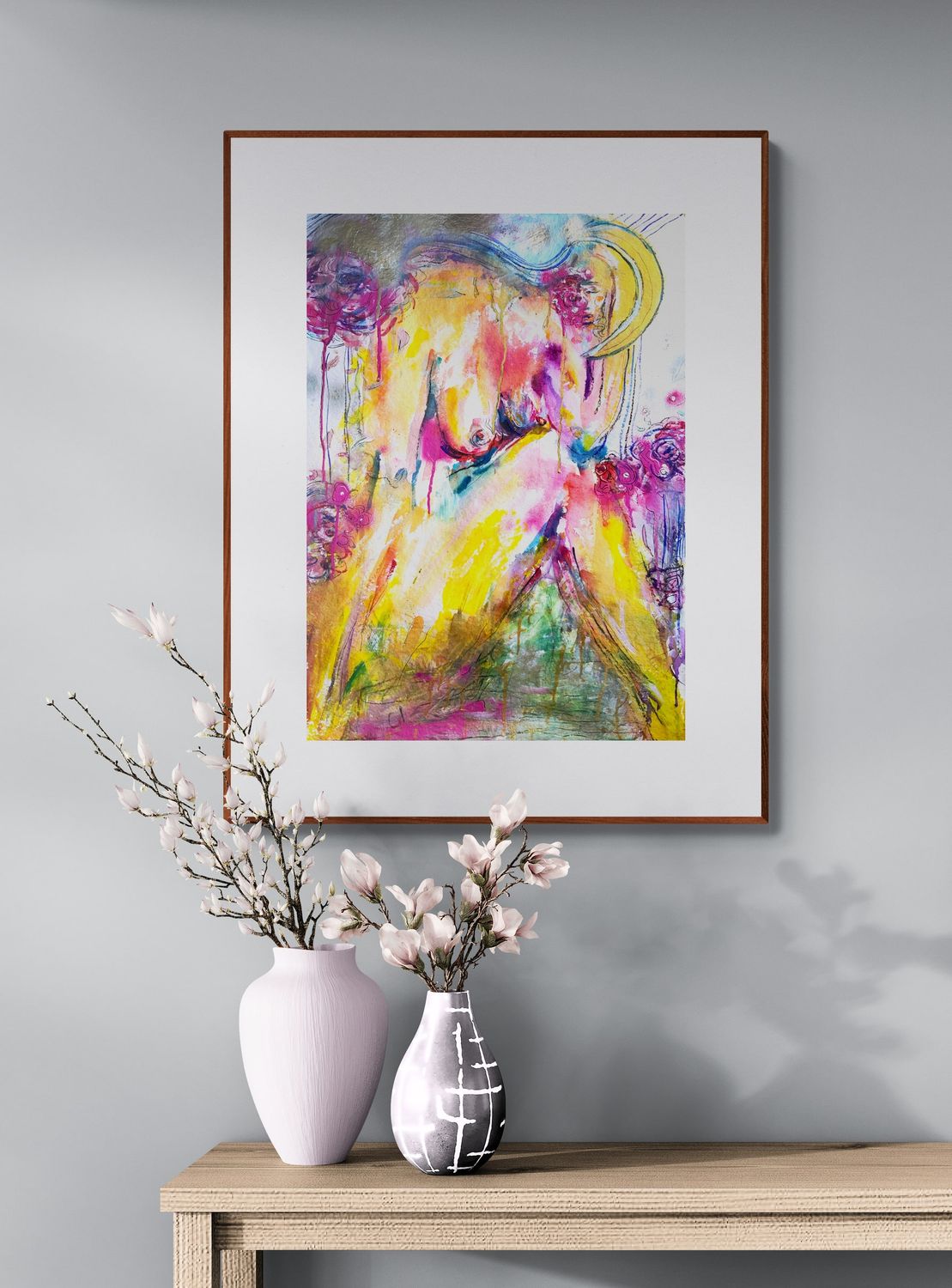 Abstract Art Woman Original Painting ‘Meditation’